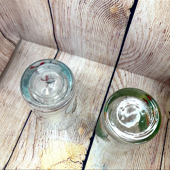 Vintage Libbey Glass Tumblers 16oz Christmas Set of 2 - Picture 5 of 8